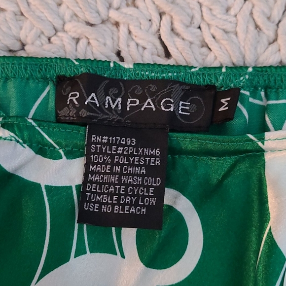 SALE RAMPAGE RETRO HALTER MULTI  CIRCLE MEDIUM TOP - Picture 14 of 16